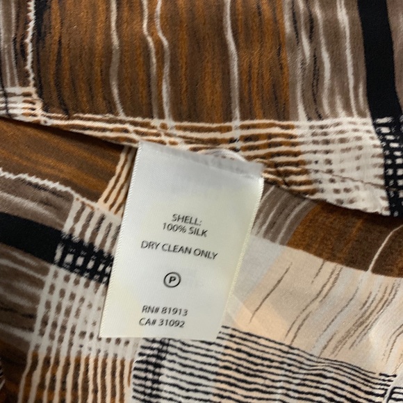 Plenty by Tracy Reese Faux Patchwork Silk Dress 8 - Picture 8 of 8